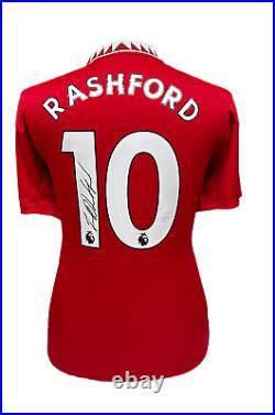Marcus Rashford Signed Manchester United 2022/23 Football Shirt With Proof Coa
