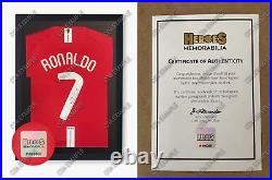 Marcus Rashford Signed Manchester United 2023/24 Framed Home Shirt with COA