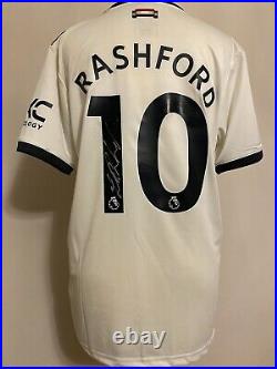 Marcus Rashford Signed Manchester United Shirt