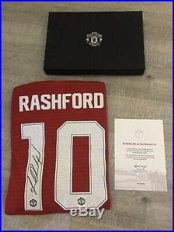 Marcus Rashford Signed Manchester United Shirt 18/19 Season With CoA