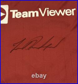 Marcus Rashford signed Manchester United Football Shirt +Presentation Case