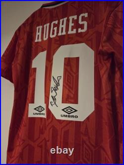 Mark Hughes Manchester United Signed Shirt