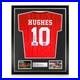 Mark Hughes Signed Framed Manchester United 1992 Home Shirt