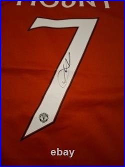 Mason Mount Manchester United Hand-Signed Home Shirt With Coa