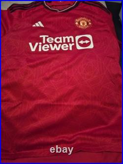 Mason Mount Manchester United Hand-Signed Home Shirt With Coa