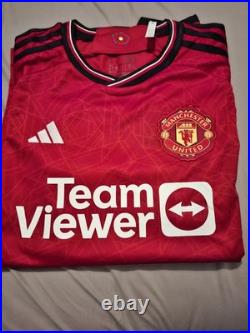 Mason Mount Manchester United Hand-Signed Home Shirt With Coa