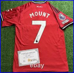 Mason Mount Signed Manchester United 25/26 Home Shirt with EXACT VIDEO PROOF & COA