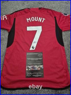 Mason Mount Signed Manchester United Shirt With COA
