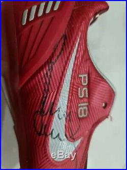 Match Worn Boots SCHOLES Manchester United England Nike Total 90 Signed