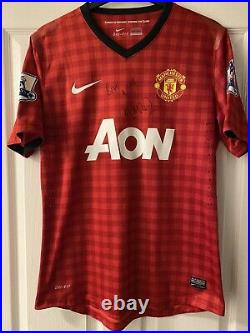 Match Worn Manchester United 2012/13 Carrick Signed Shirt