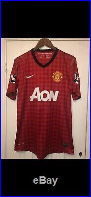 Match Worn Manchester United 2012/13 Van Persie Signed Home Shirt