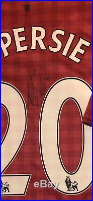 Match Worn Manchester United 2012/13 Van Persie Signed Home Shirt