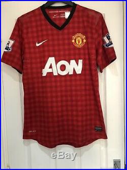 Match Worn Manchester United 2012/13 Welbeck Unwashed & Signed With COA