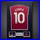 Matheus Cunha Hand Signed Manchester United Football Shirt Framed £349