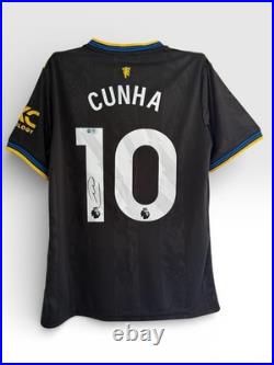 Matheus Cunha Manchester United Signed Shirt ACG Authentication Proof & COA