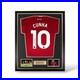 Matheus Cunha Signed Manchester United 2025/26 Home Shirt- Deluxe Framed
