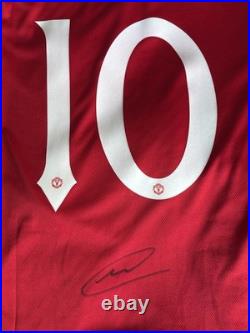 Matheus Cunha Signed Manchester United Shirt Old Trafford Genuine Brazil