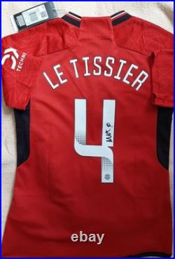 Maya Le Tissier Manchester United Women Hand Signed Shirt See Her Sign