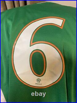 Mega Rare, Roy Keane Ireland Shirt Match Worn Manchester United Legend Signed