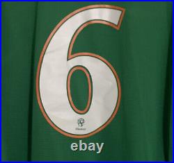 Mega Rare, Roy Keane Ireland Shirt Match Worn Manchester United Legend Signed