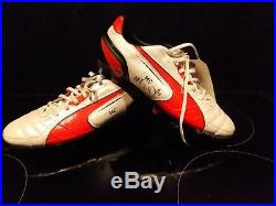 Michael Carrick Manchester United Match Worn Boots signed