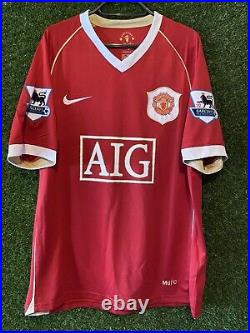 Michael Carrick Signed Manchester United 2006/07 Home Shirt Comes With a COA
