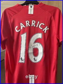 Michael Carrick Signed Manchester United Shirt Comes With COA