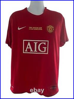 Michael Carrick Signed Manchester United Shirt With COA and Photo Proof