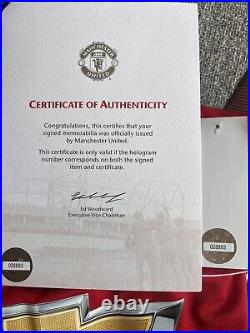 Morgan Schneiderlin Signed Manchester United Football Shirt direct from the Club