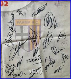 Multi Signed 2002 Amsterdam Tournament Banner X73 Manchester United Barcelona ++