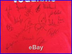Multi Signed Manchester United 2001 Home Shirt Beckham Keane Solskjaer Giggs