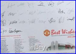 Multi Signed Manchester United 2006 2007 Home Shirt