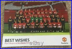 Multi Signed Manchester United Man Utd 2012 2013 Shirt Rooney Giggs Scholes
