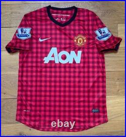 Nani Luis Manchester United 12/13 Season Signed Shirt with Photo Proof