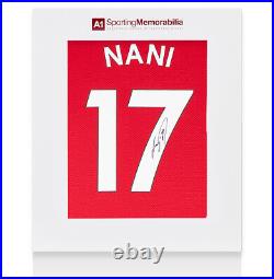 Nani Signed Manchester United Shirt 2019-2020, Number 17 Gift Box