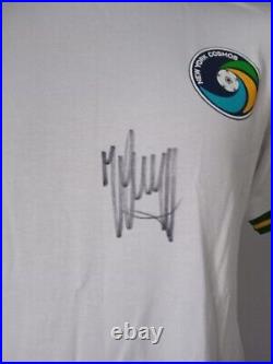 New York Cosmos Retro Home Shirt Signed Johan Cruyff