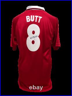 Nicky Butt Signed Manchester United 1999 Champions League Final Shirt Proof Coa