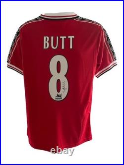 Nicky Butt Signed Manchester United Shirt With COA And Photo Proof
