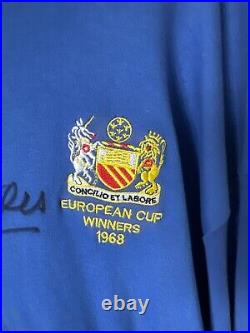 Nobby Stiles Signed Manchester United 68 European Cup Final Football Shirt