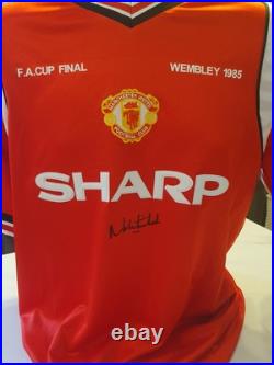 Norman Whiteside Signed Manchester United Shirt