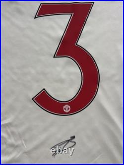 Noussair Mazraoui Hand Signed Manchester United Jersey 24/25 SMALL HOLE