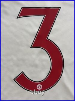 Noussair Mazraoui Hand Signed Manchester United Jersey 24/25 SMALL HOLE