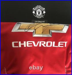 Official Certified Signed Manchester United Jesse Lingard Top (19/20 Season)
