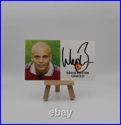 Official Hand-Signed Manchester United Club Card Bundle x 4 Cards (14)