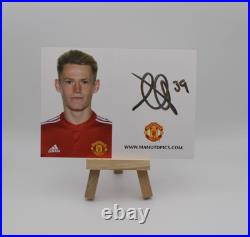 Official Hand-Signed Manchester United Club Card Bundle x 4 Cards (14)