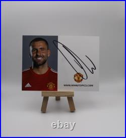 Official Hand-Signed Manchester United Club Card Bundle x 4 Cards (14)