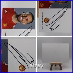 Official Hand-Signed Manchester United Club Card Bundle x 4 Cards (14)