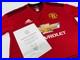 Official Manchester United Signed Shirt Diego Dalot with Club COA Charity
