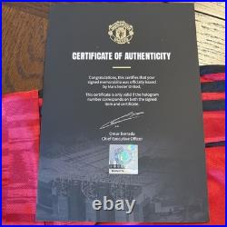 Official Manchester United Team Signed Home Shirt 2025/26 With Official Club COA