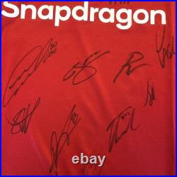 Official Manchester United Team Signed Home Shirt 2025/26 With Official Club COA